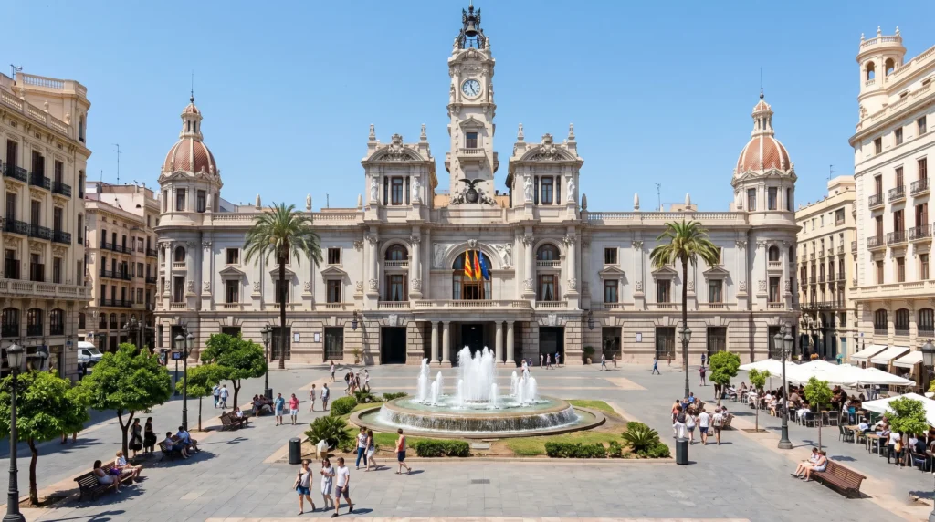 Ayuntamiento con ciudadanos en plaza pública, comunicación institucional a pie de calle