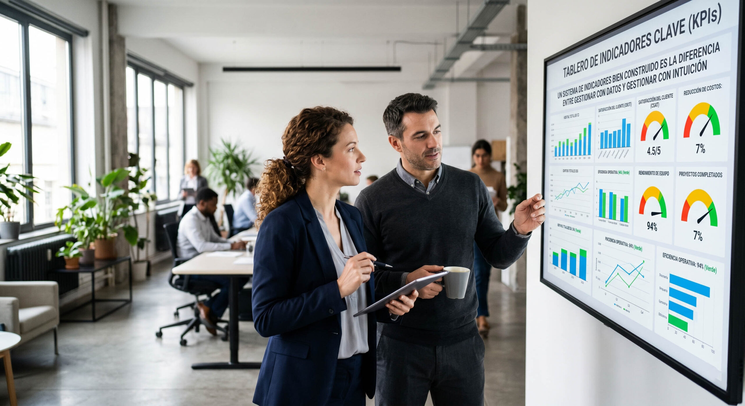 Dashboard de indicadores de gestión municipal bien construidos y constantes